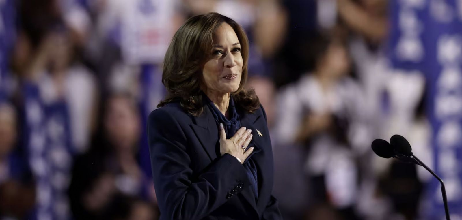 Kamala Harris acepta la nominación como candidata demócrata a la presidencia de EEUU