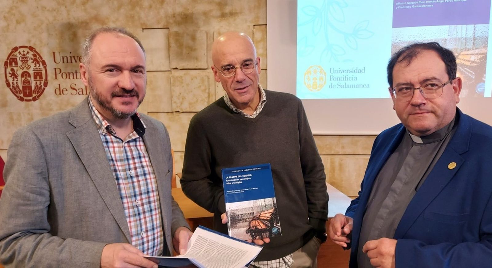 Presentación del libro 'La trampa del suicidio' en la UPSA