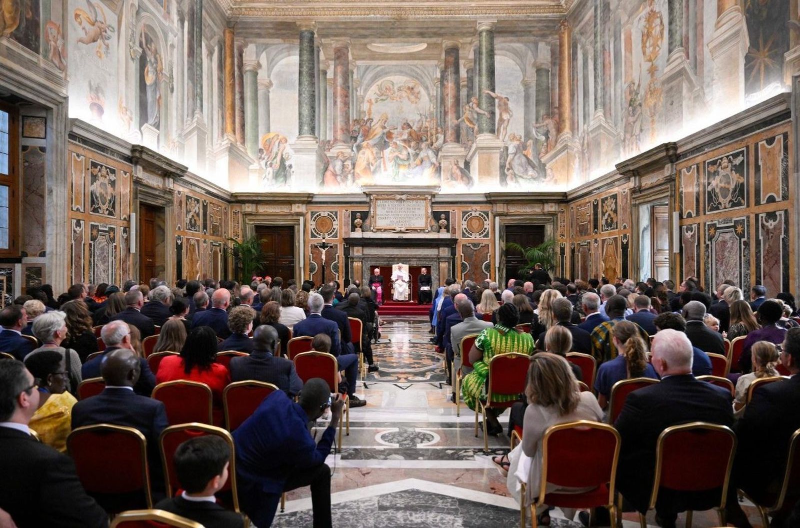 León XIV, con los legisladores católicos