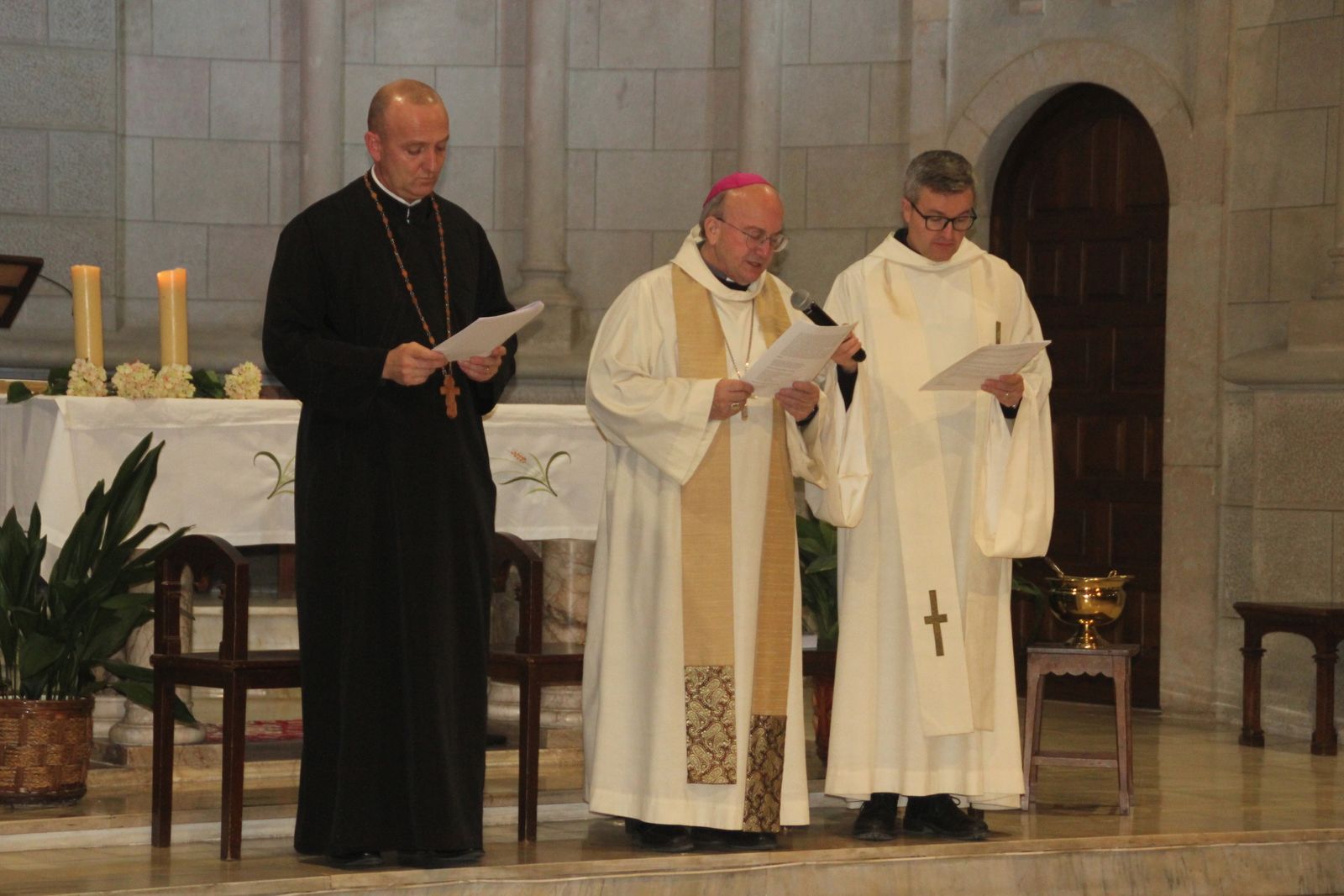 Conesa, en un encuentro con ortodoxos rumanos en Solsona