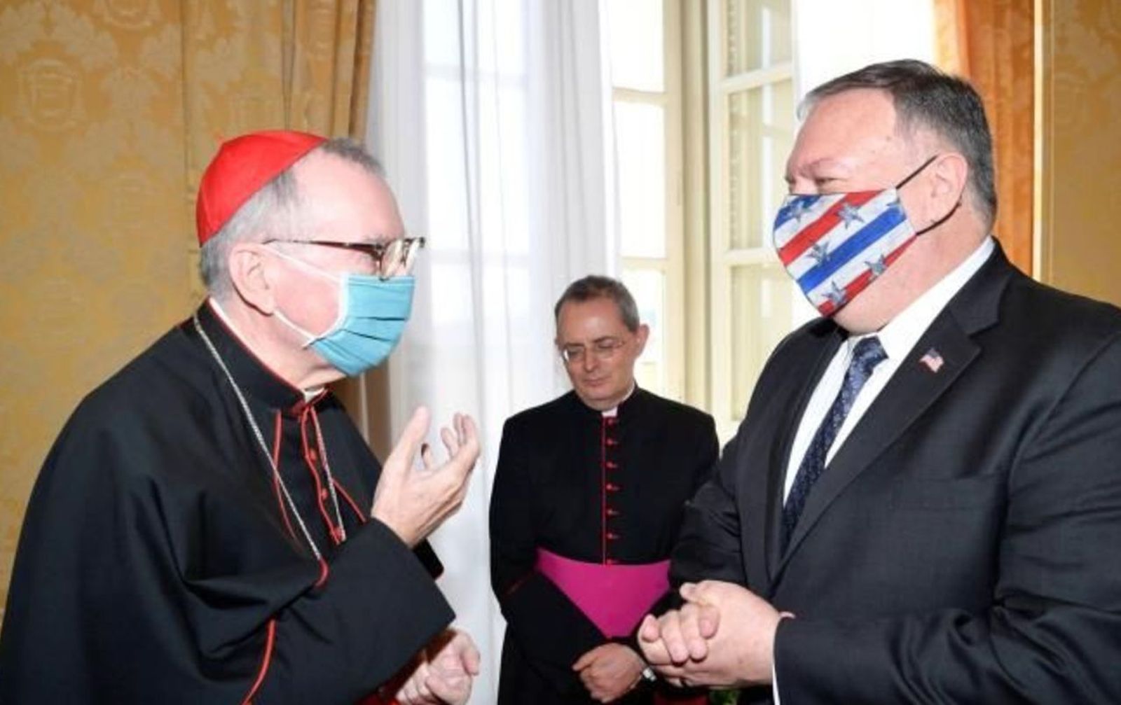 Parolin y Pompeo