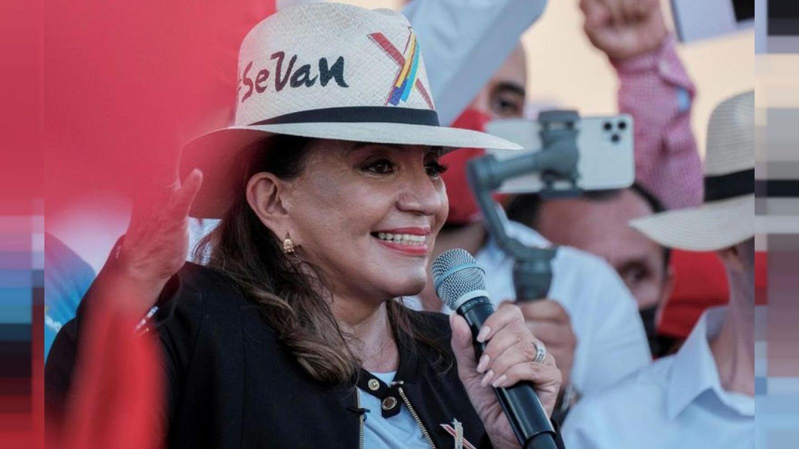 La presidenta electa, Xiomara Castro