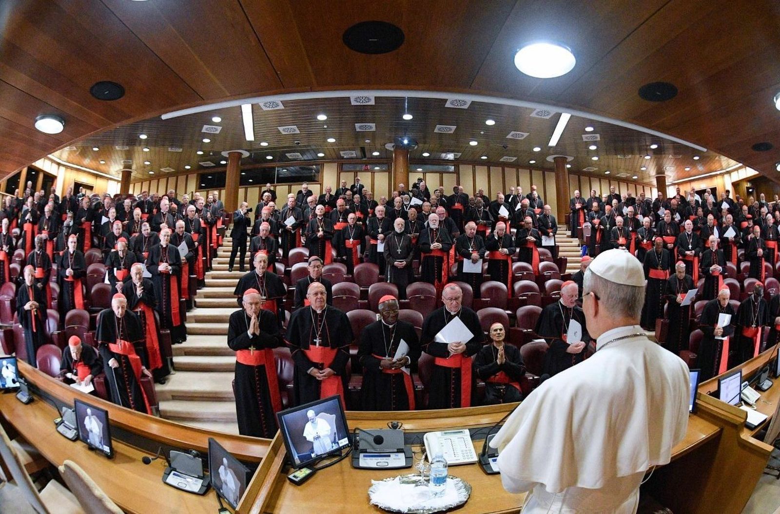 Prevost, con los cardenales