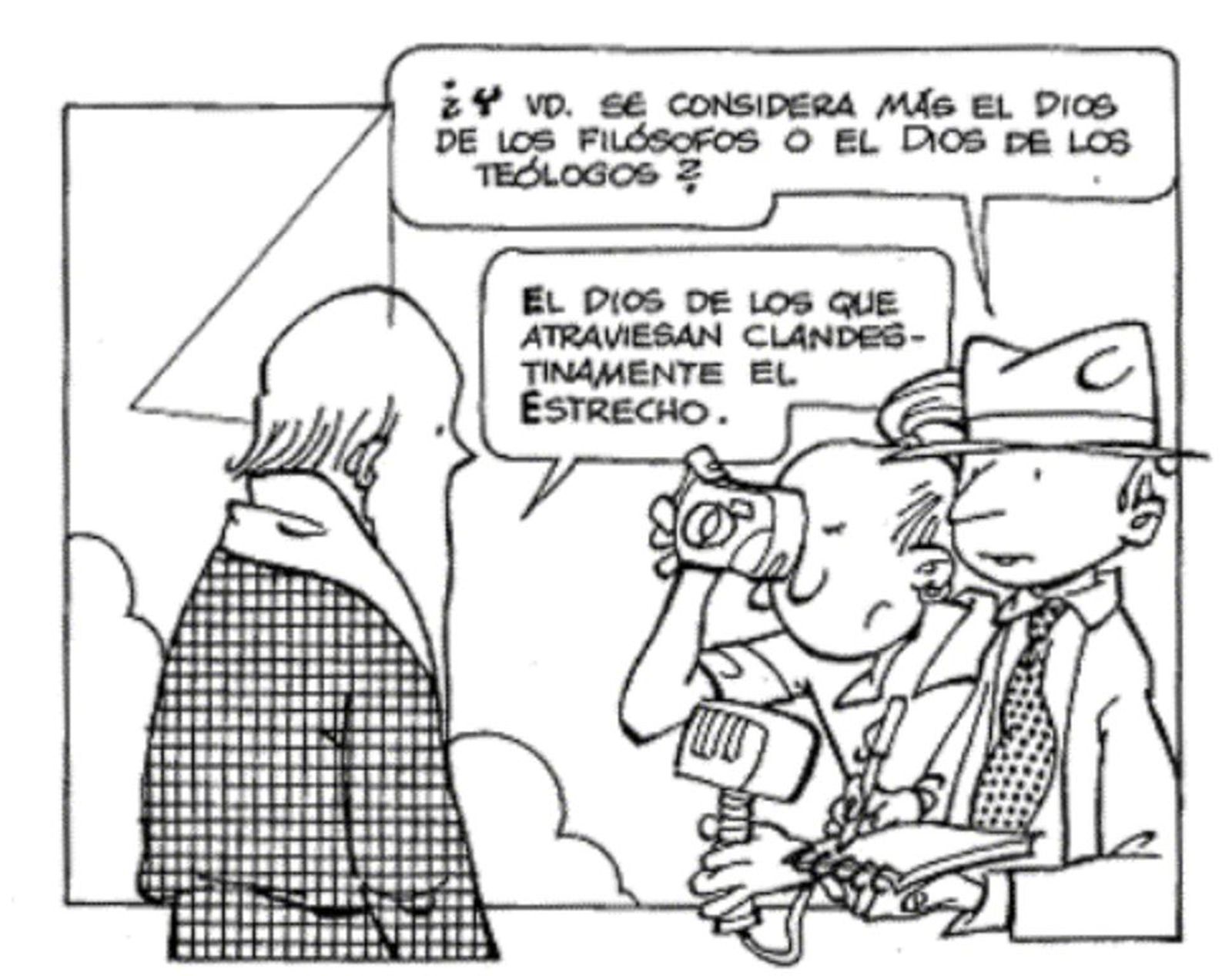 El Dios de los que cruzan en patera