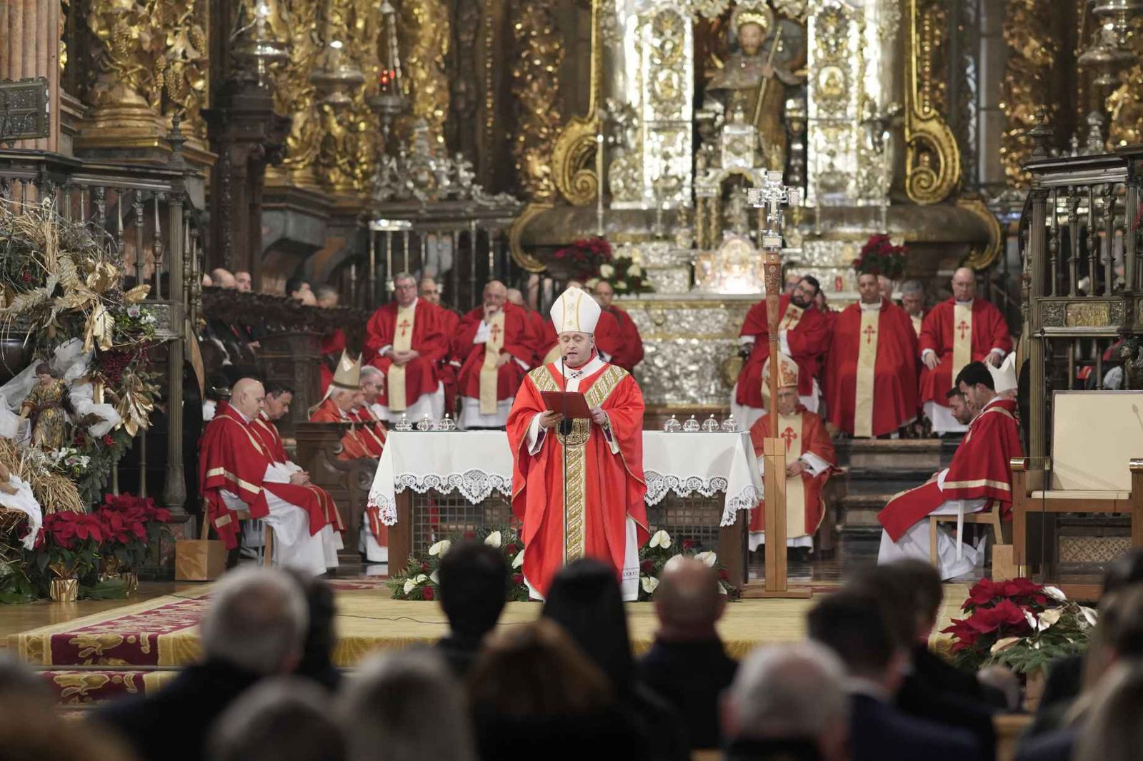 Monseñor Francisco Prieto. Ofrenda al Apóstol Santiago