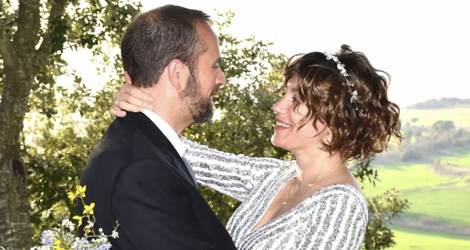 Novell, casado por la Iglesia con Silvia Caballol