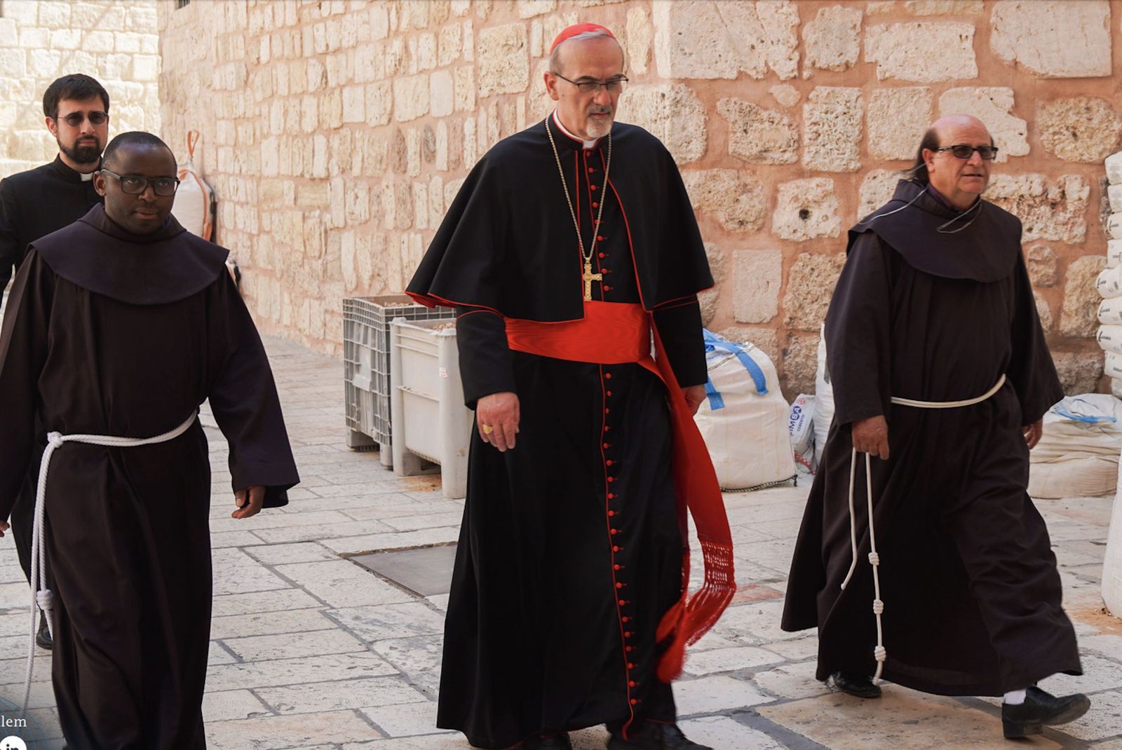 El cardenal Pizzaballa, en Jerusalén