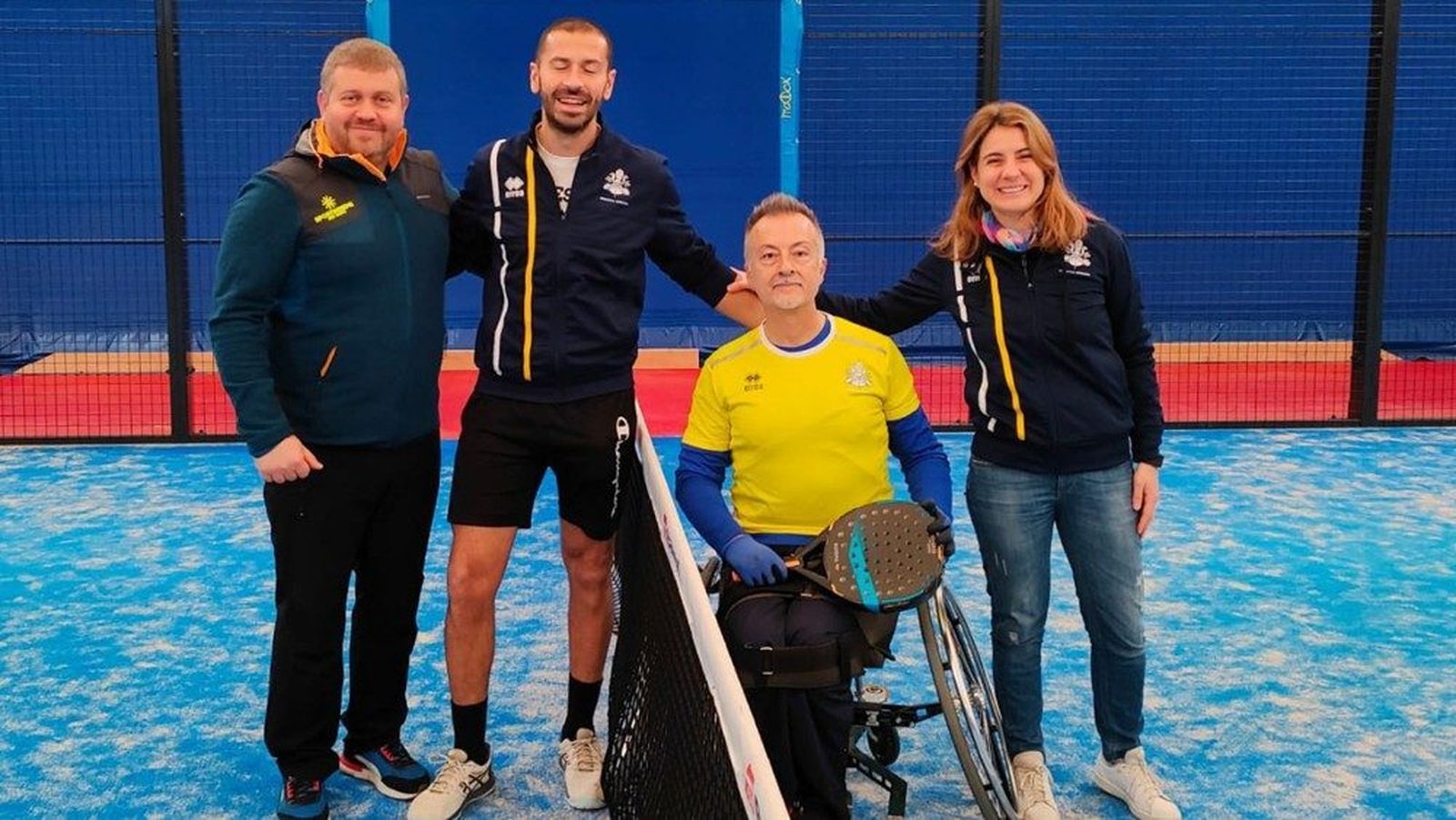 El equipo de Pádel de Athletica Vaticana
