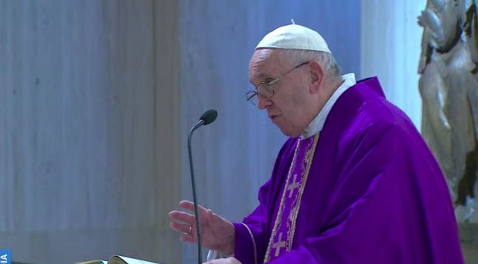 Francisco, en Santa Marta, este jueves