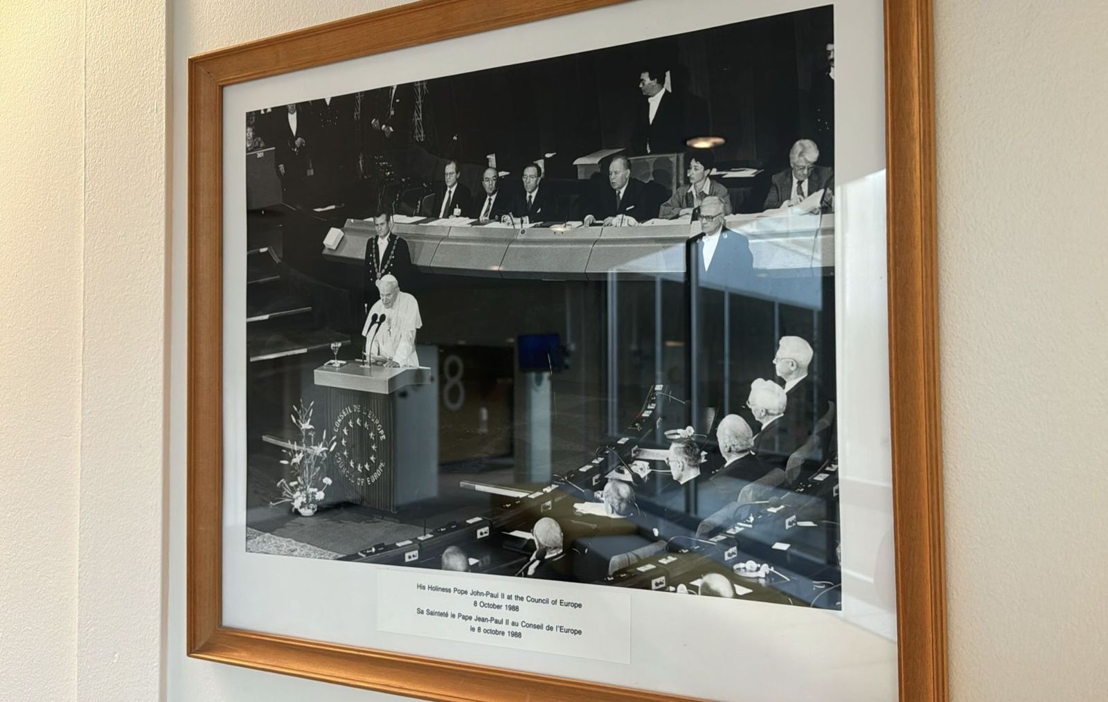 Juan Pablo II en el Consejo de Europa