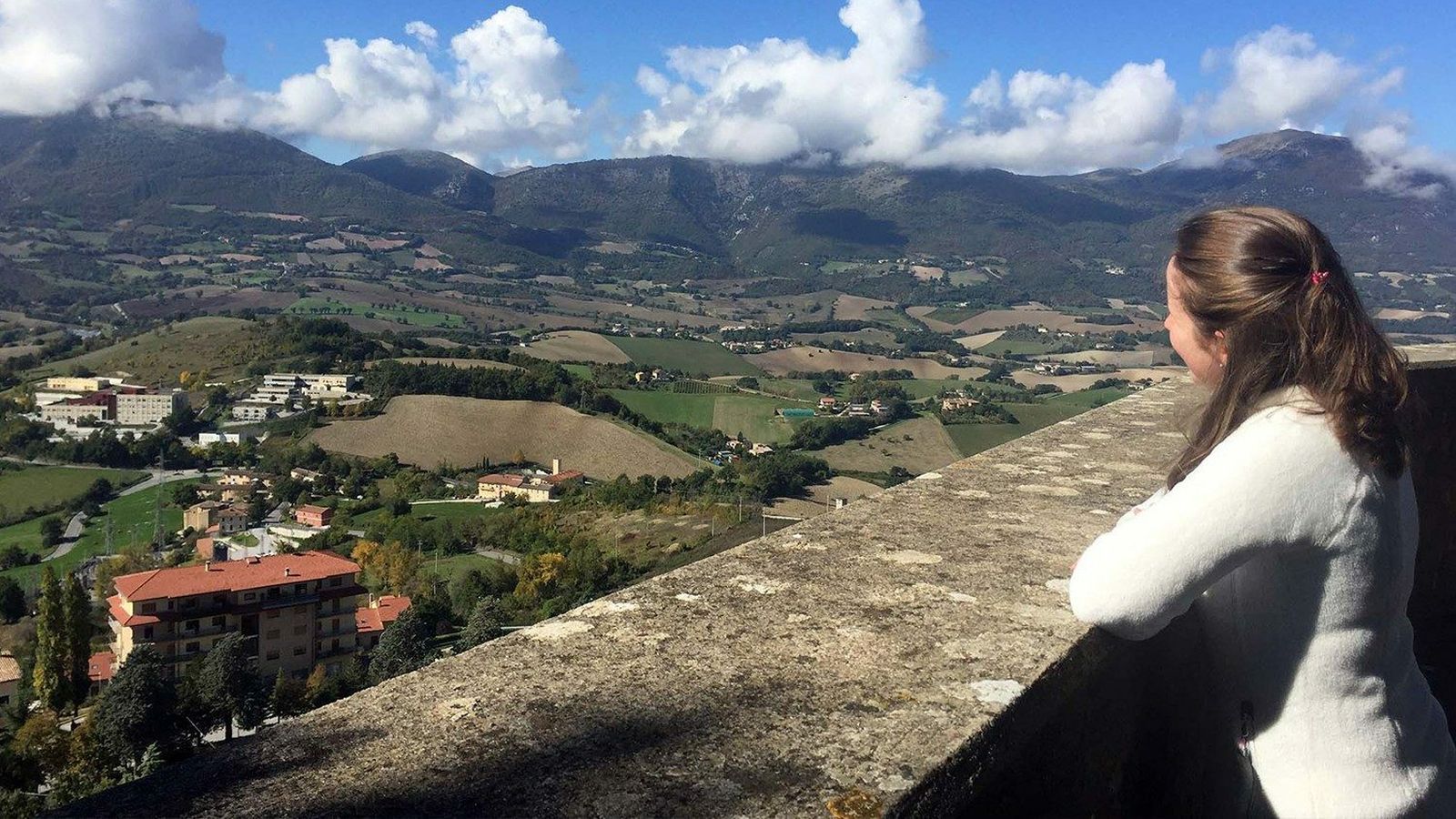Vista de localidad italiana de Camerino
