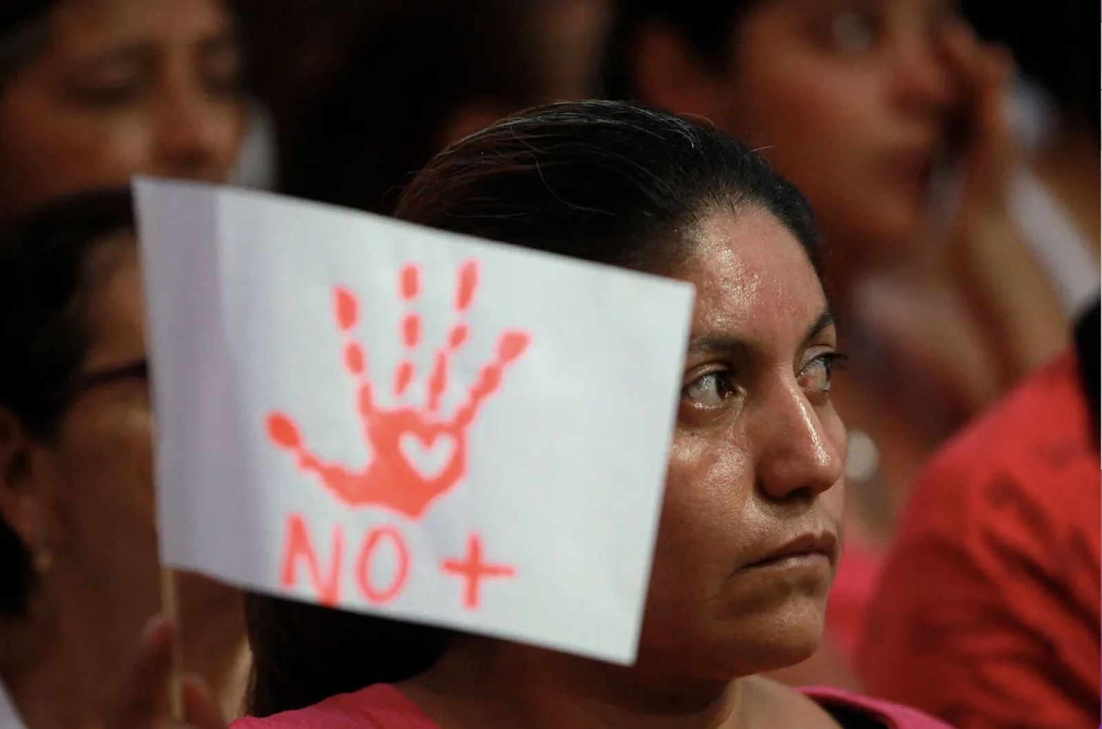 Protesta contra la violencia de género en Colombia