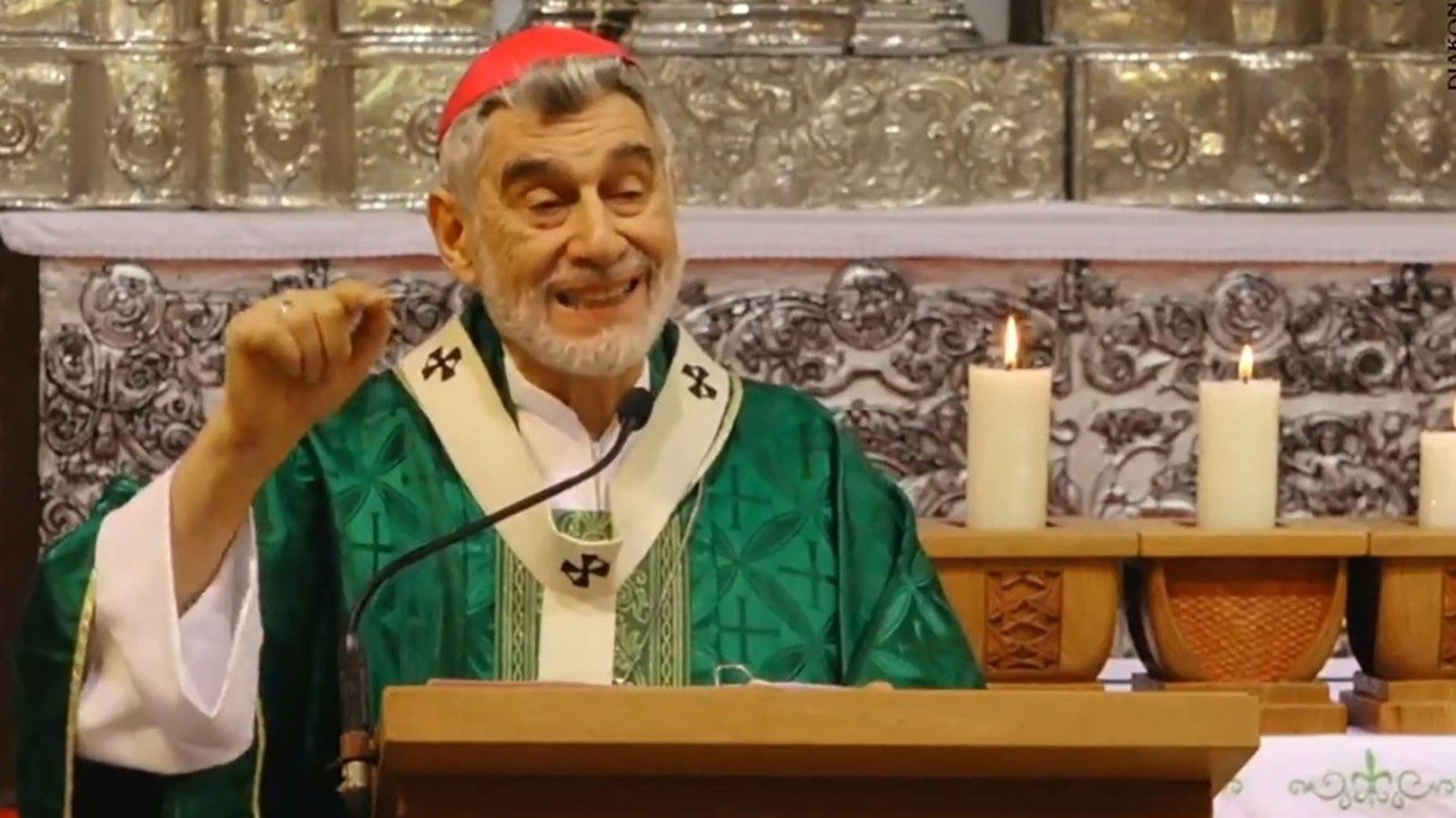 Mon. Gualberti, arzobispo de Santa Cruz en Bolivia