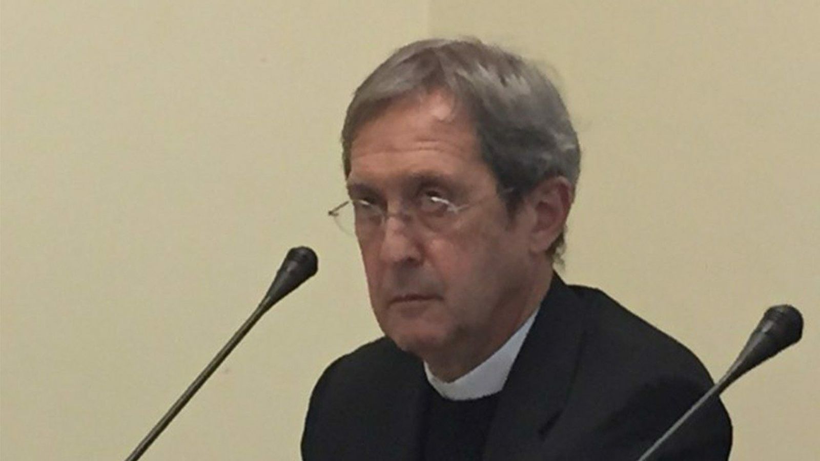 Monseñor Duffé, secretario del Departamento al Servicio del Desarrollo Humano Integral