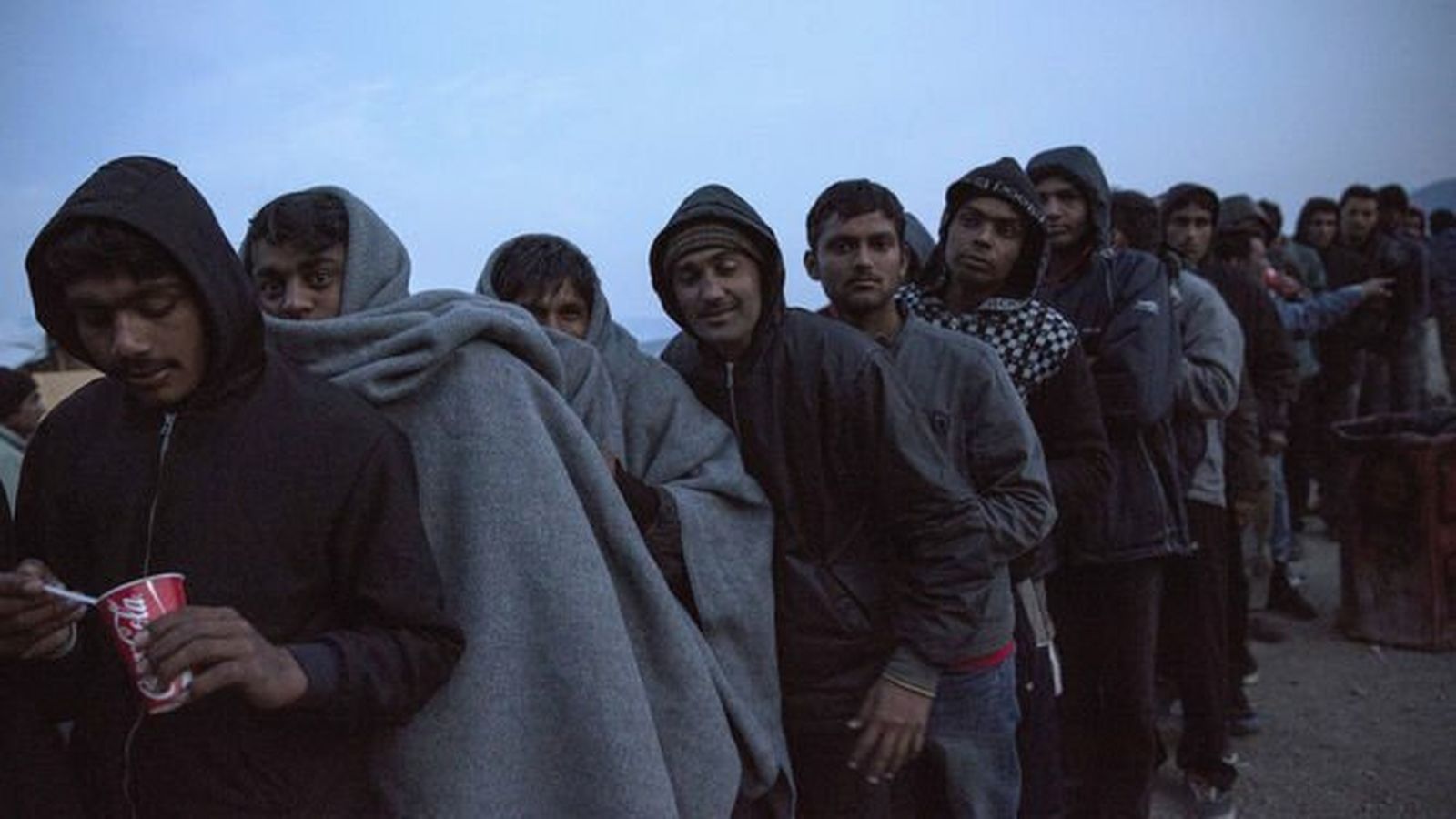 Refugiados en Lesbos