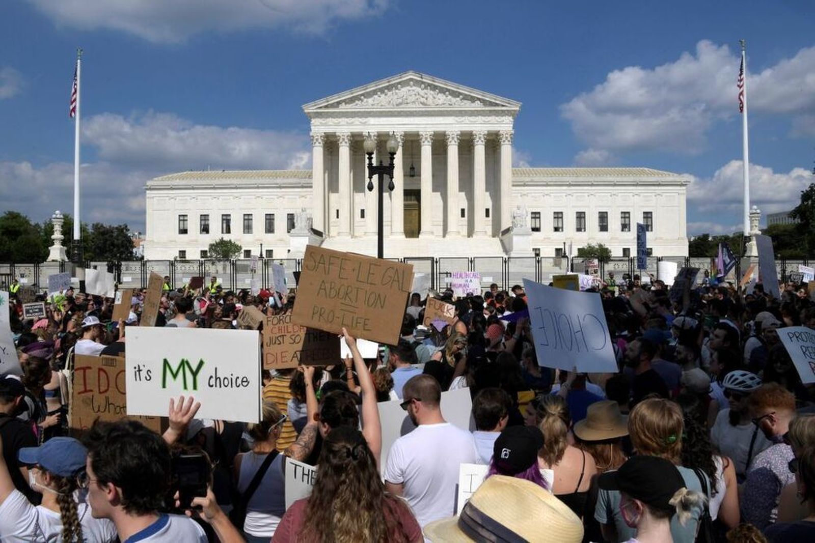 Protestas contra la sentencia del Supremo de EEUU acerca del aborto