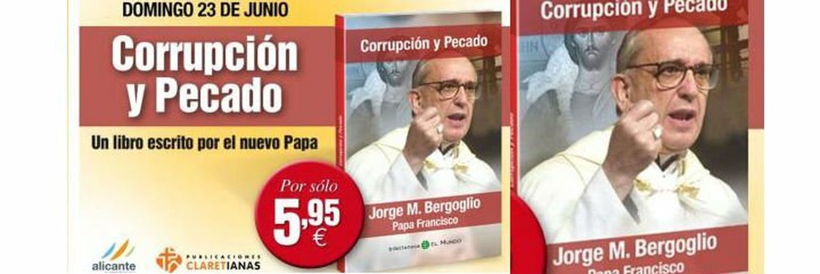 "Corrupción y pecado", el nuevo libro de Bergoglio