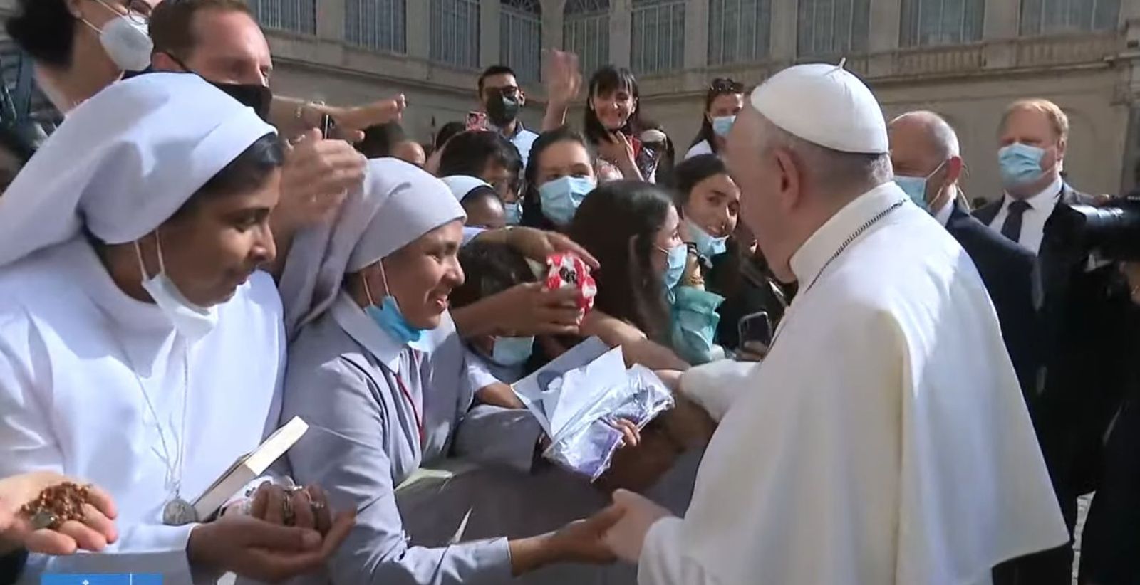 El Papa, en la audiencia