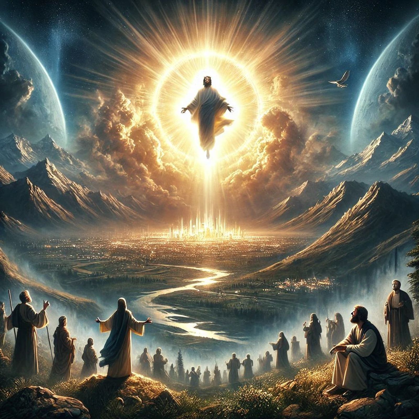 Jesús asciende a los cielos