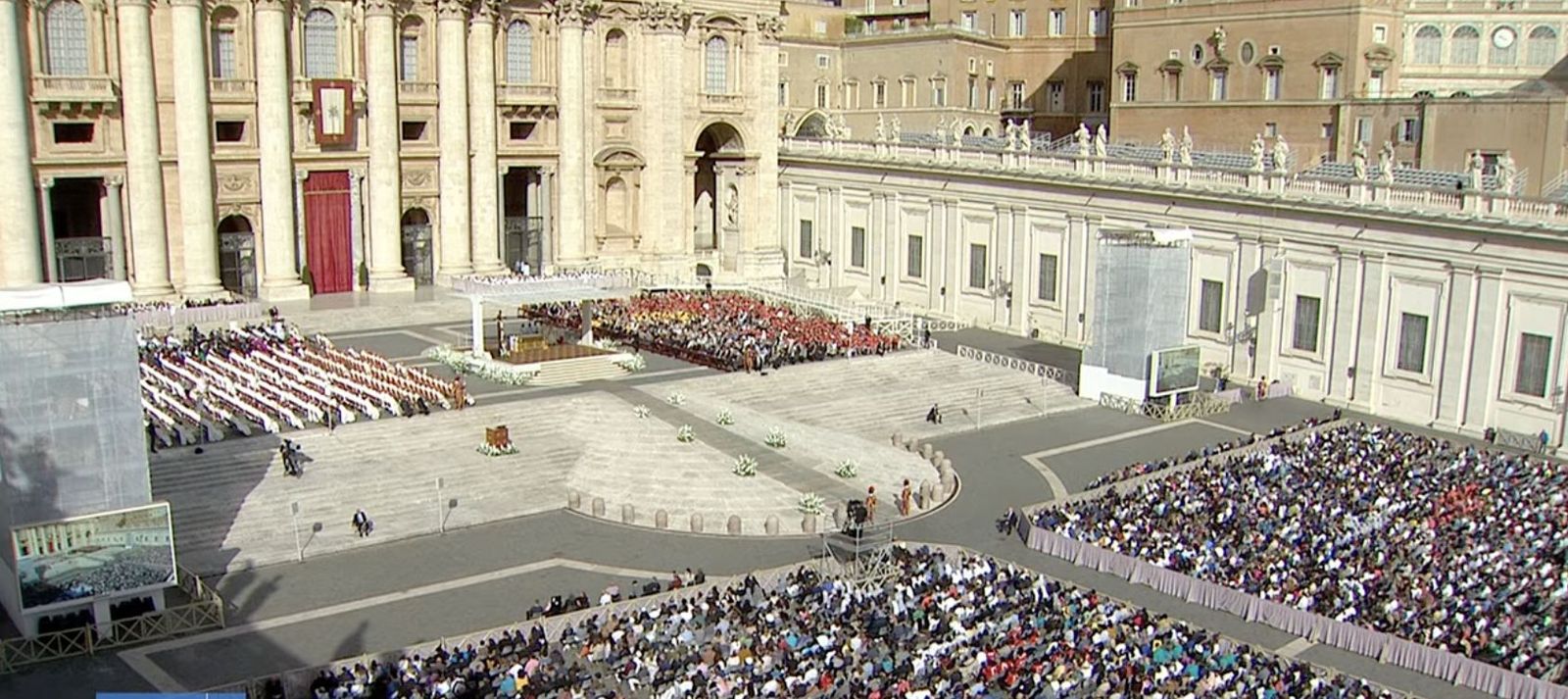 Panorámica de la plaza de San Pedro