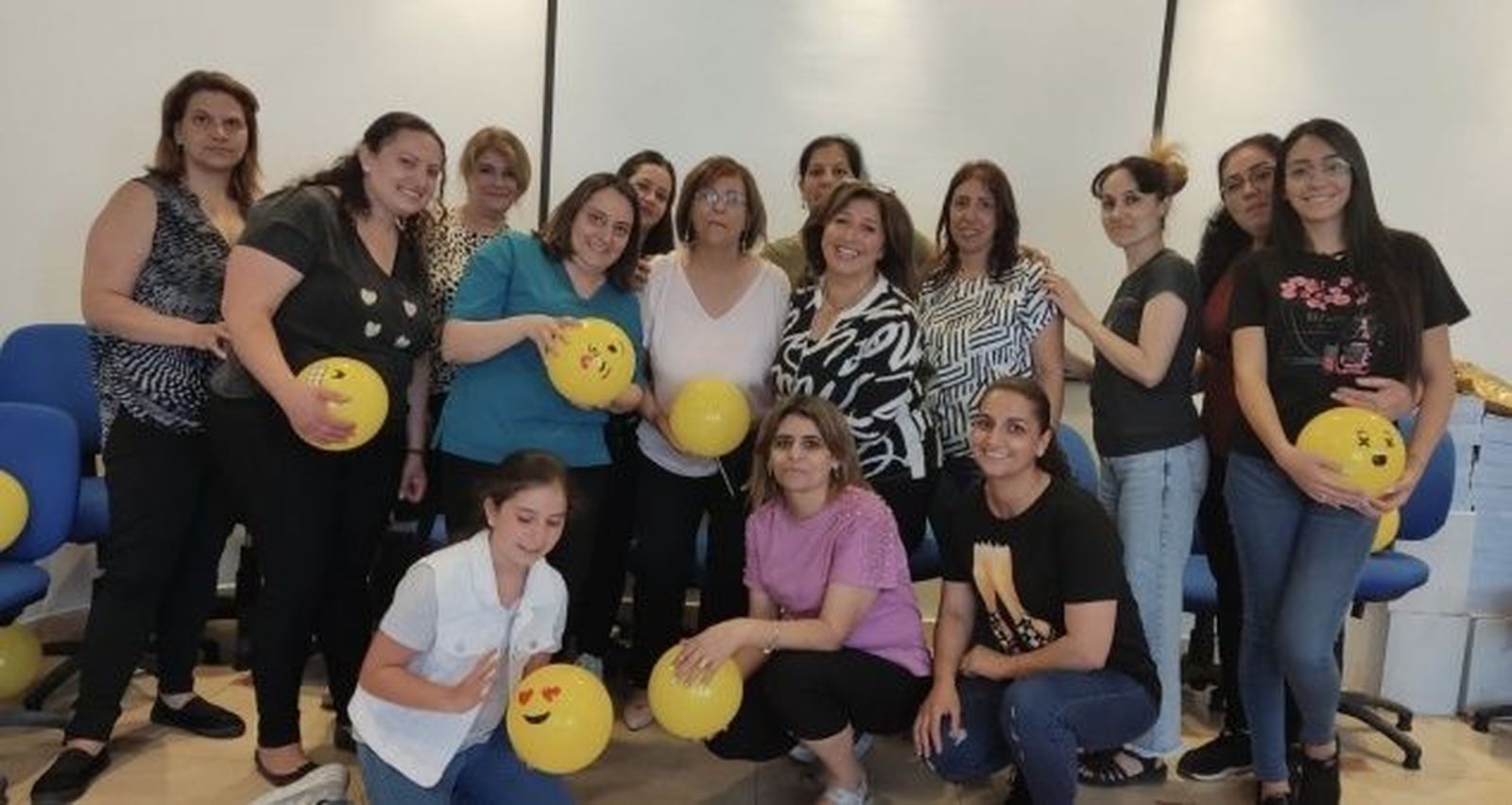 Taller de sonrisas en Jerusalén