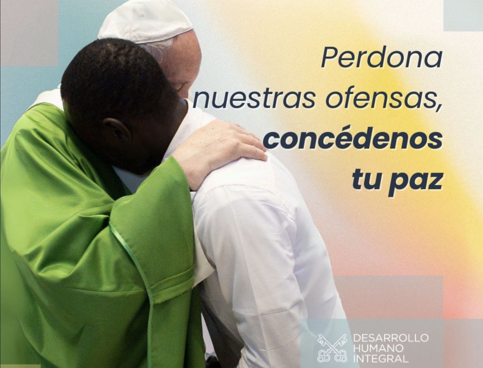 Cartel y lema del mensaje para la Jornada Mundial de la Paz