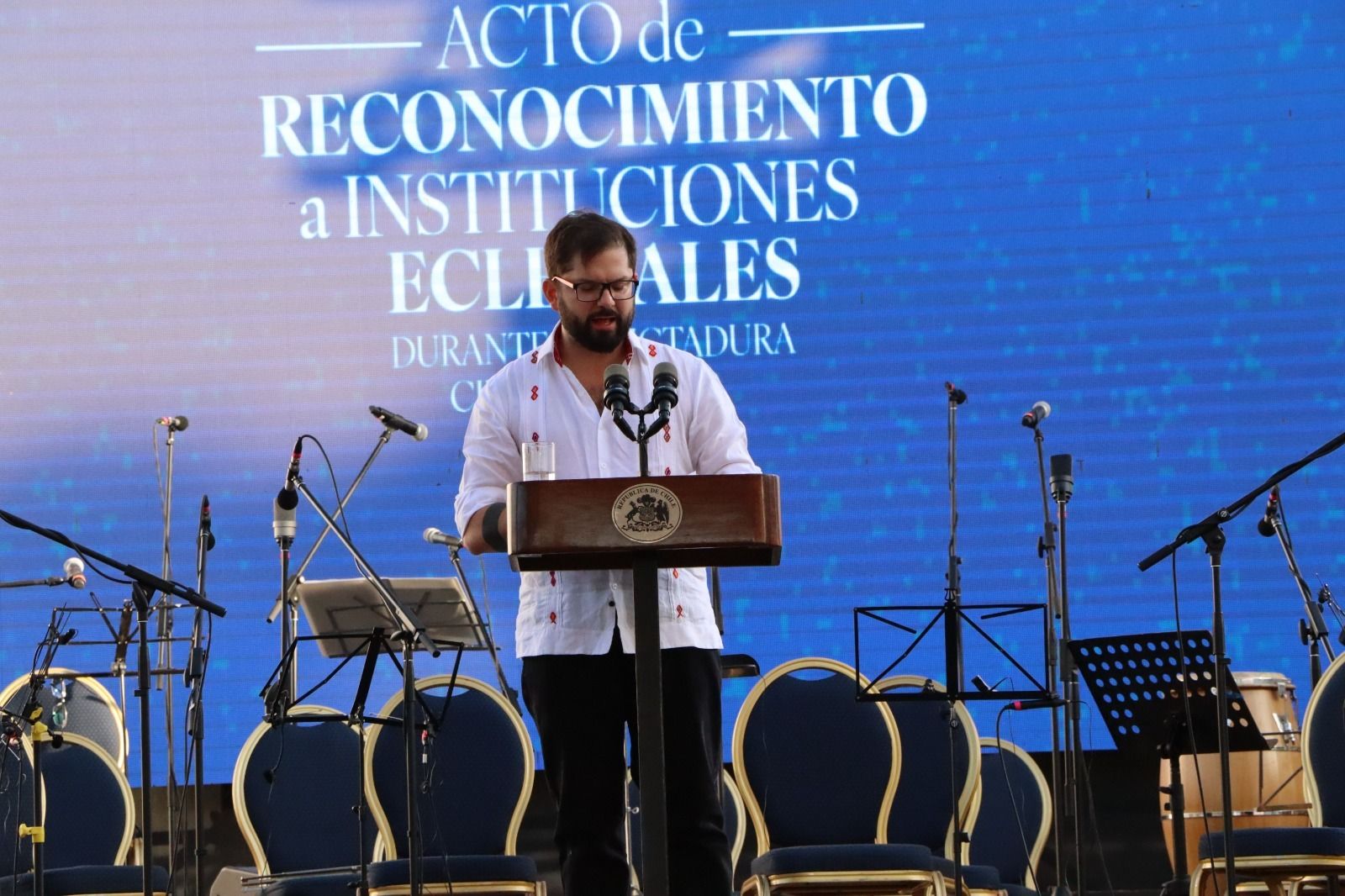 Presidente Boric agradeció solidaridad de las iglesias en Chile