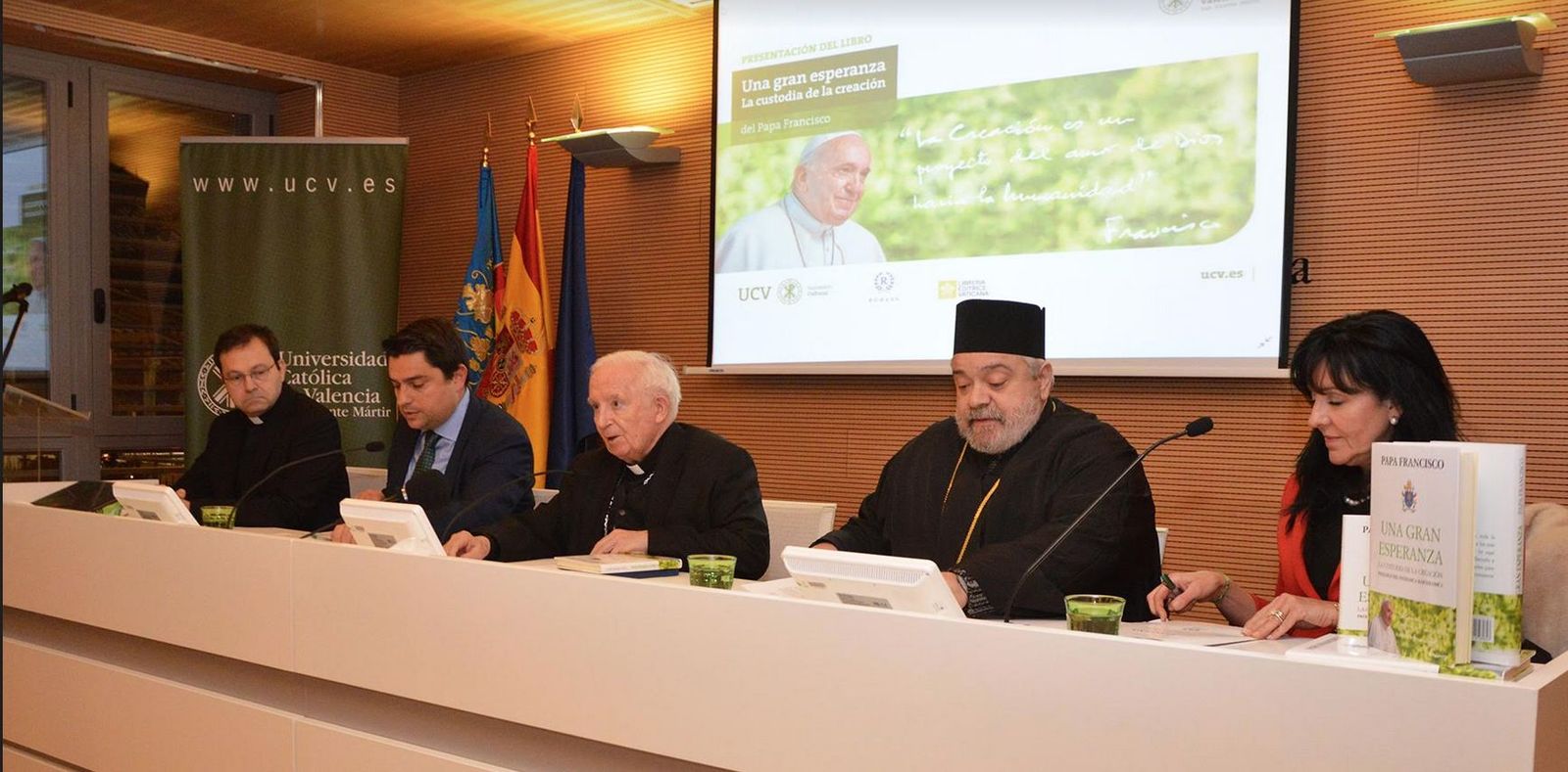 Presentación del libro del Papa en Valencia