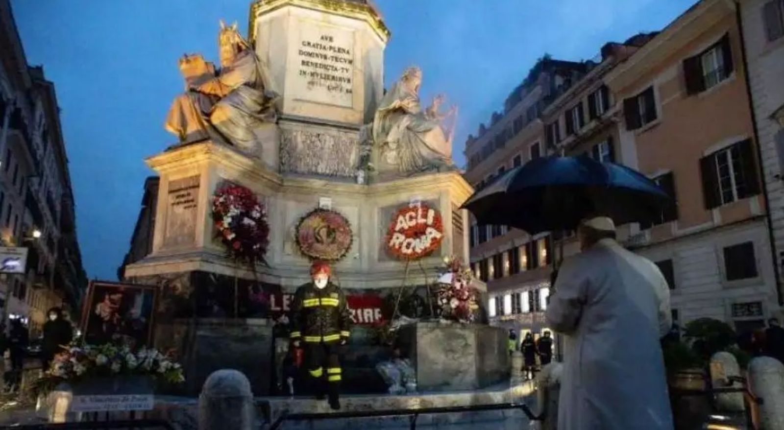 Francisco visita a la Inmaculada Concepción