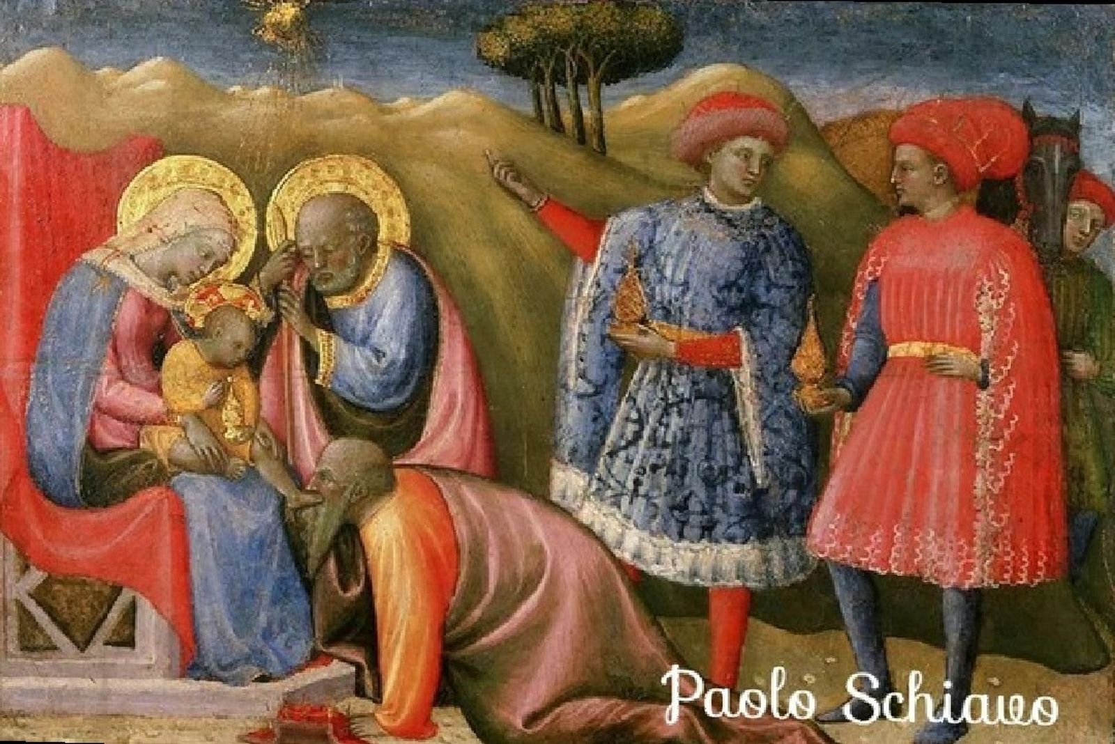 La adoració de los Magos al Niño Jesús