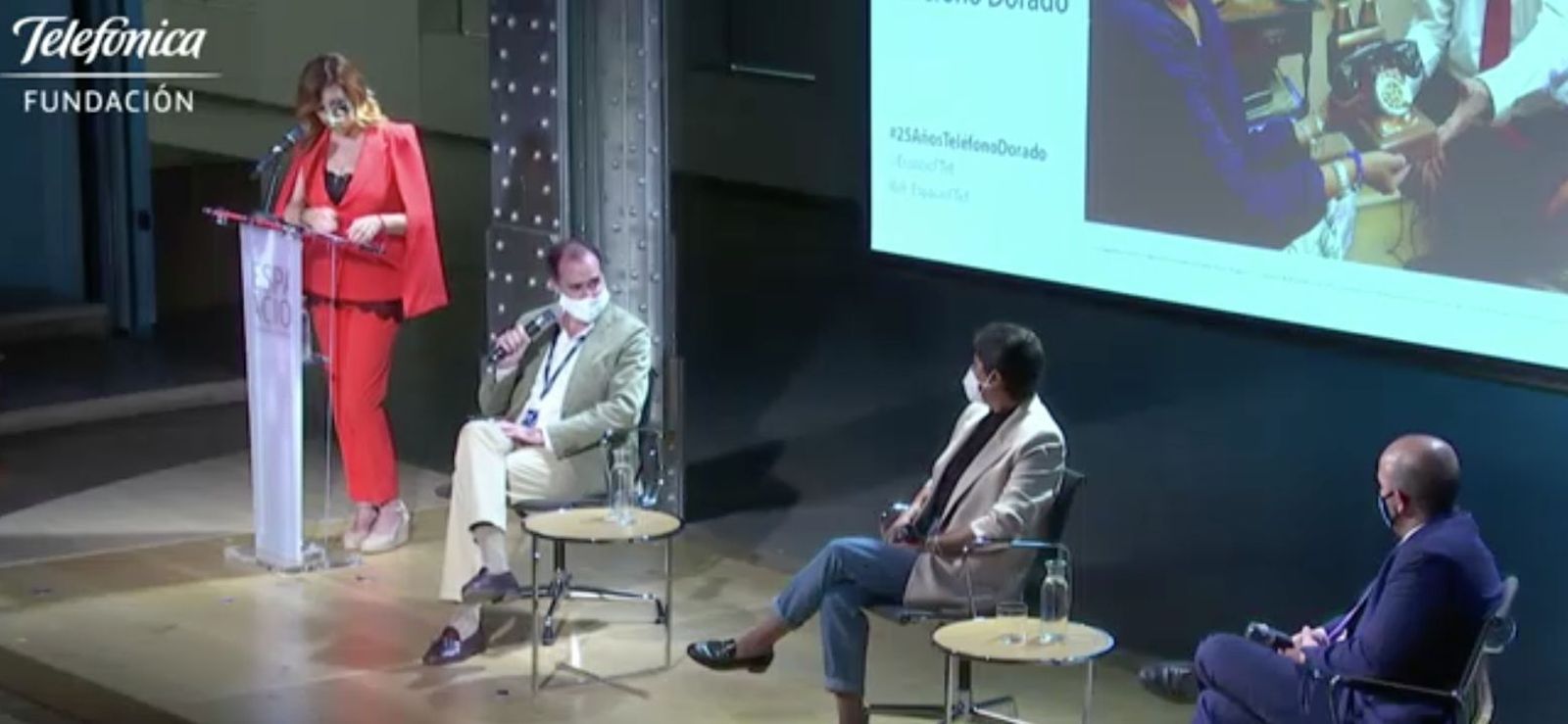 Acto de Mensajeros de la Paz y la fundación Telefónica