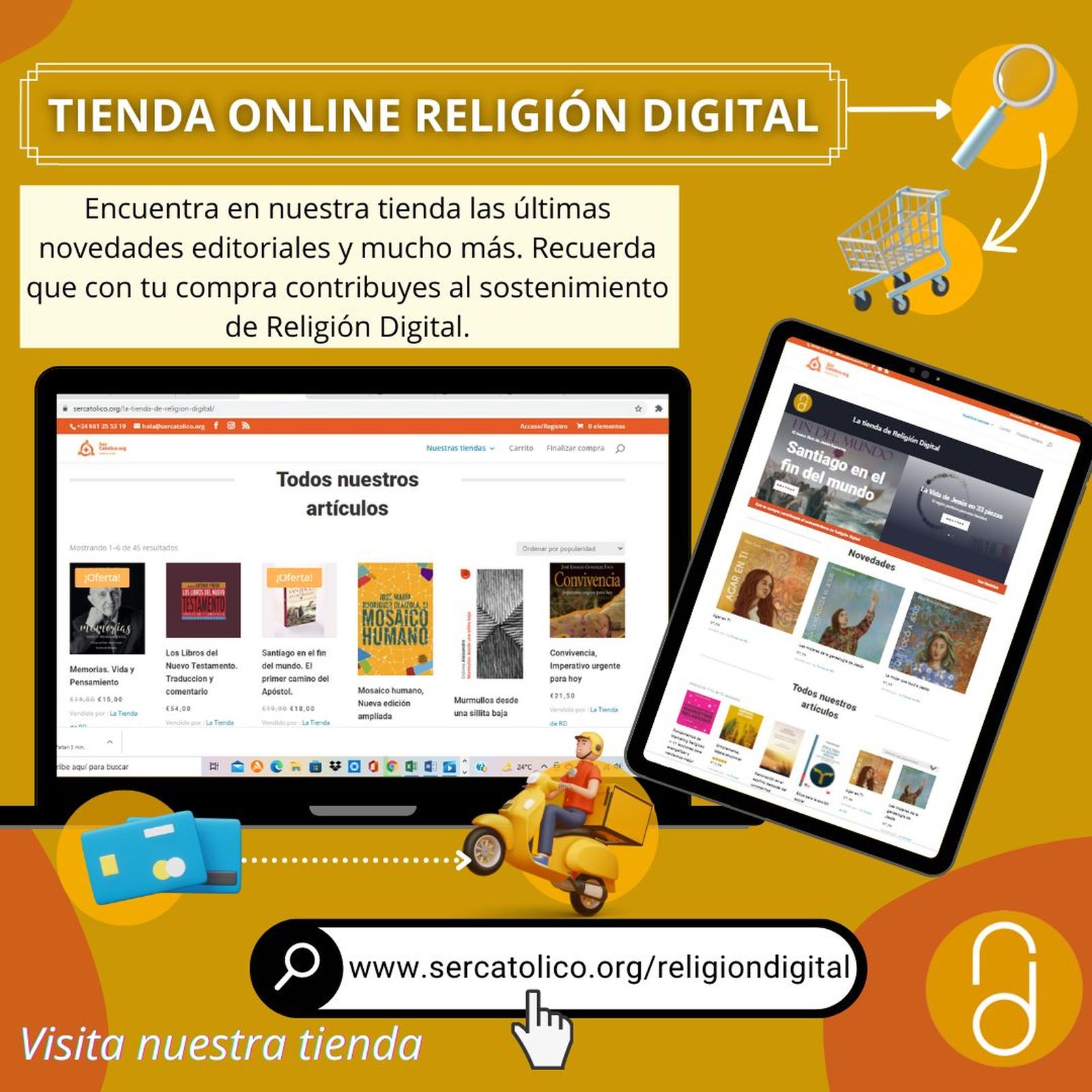 Nace la 'Tienda RD': libros, viajes, cultura... y más, a un solo click