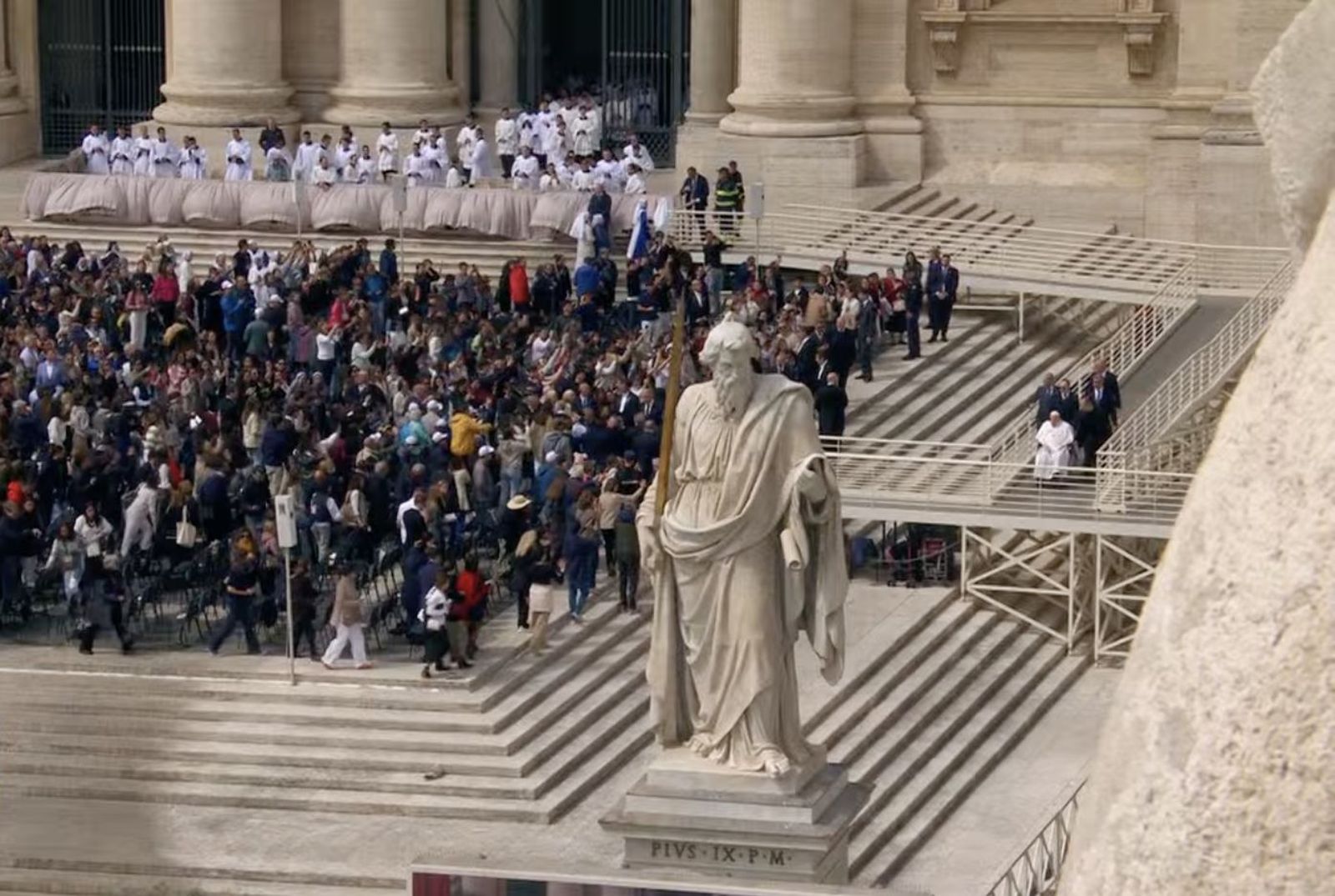 Francisco, a su llegada a la plaza