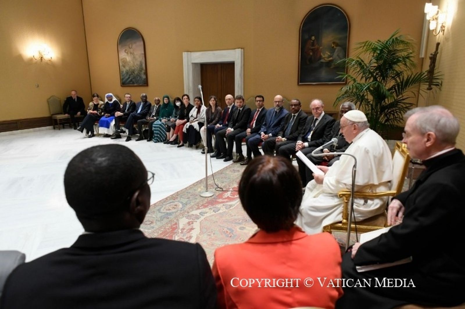 El Papa, con la Pontificia Academia de las Ciencias
