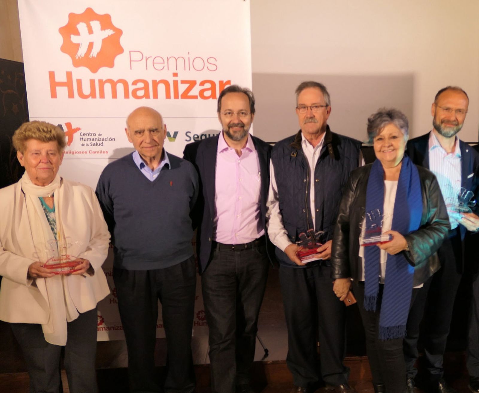 Galardonados de la quinta edición de los Premios Humanizar