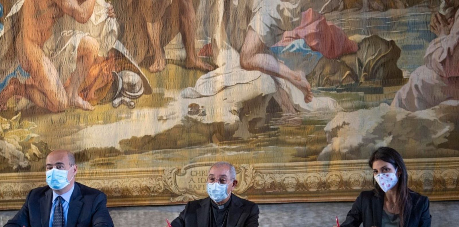 Firma del protocolo de entendimiento "Alianza por Roma"