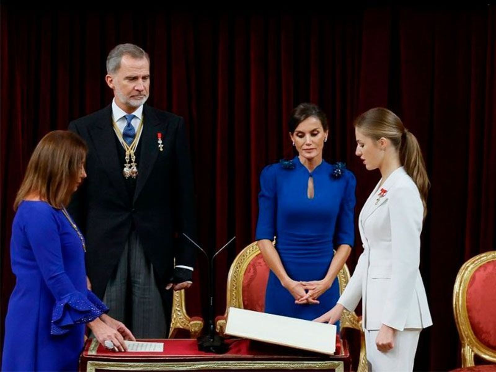 La princesa Leonor jura la Constitución española