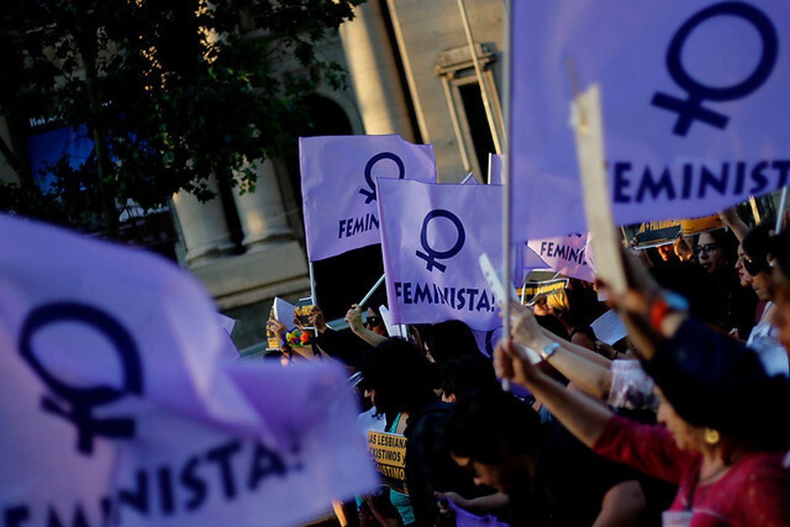 Manifestación de feministas