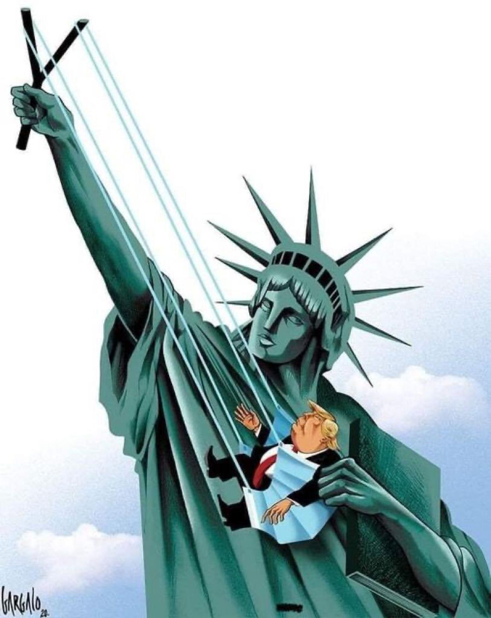 La libertad guiando al pueblo (versión 2020)