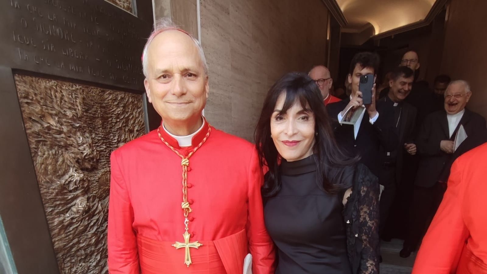 Prevost, con Emilce Cuda