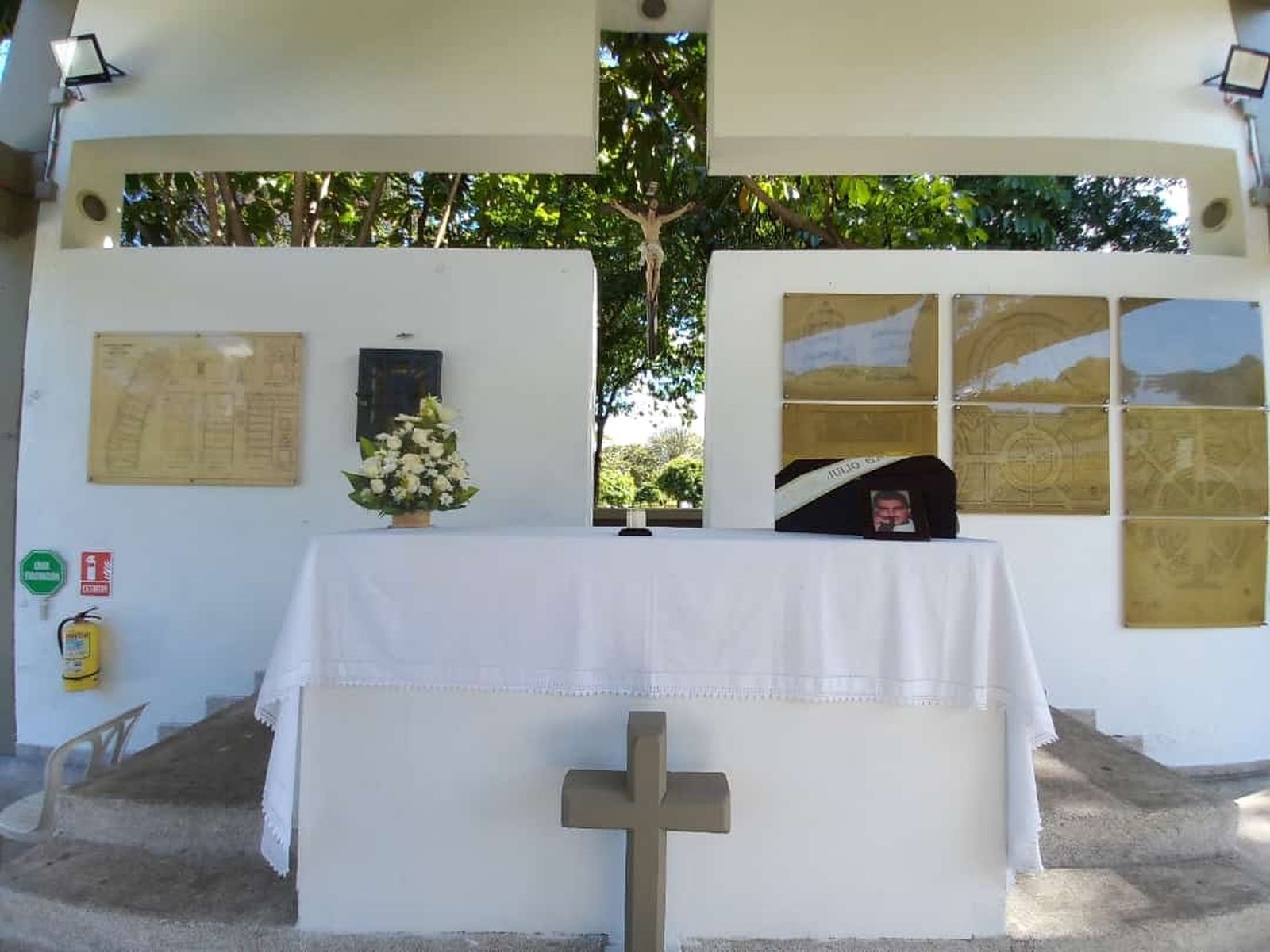 El altar de la misa