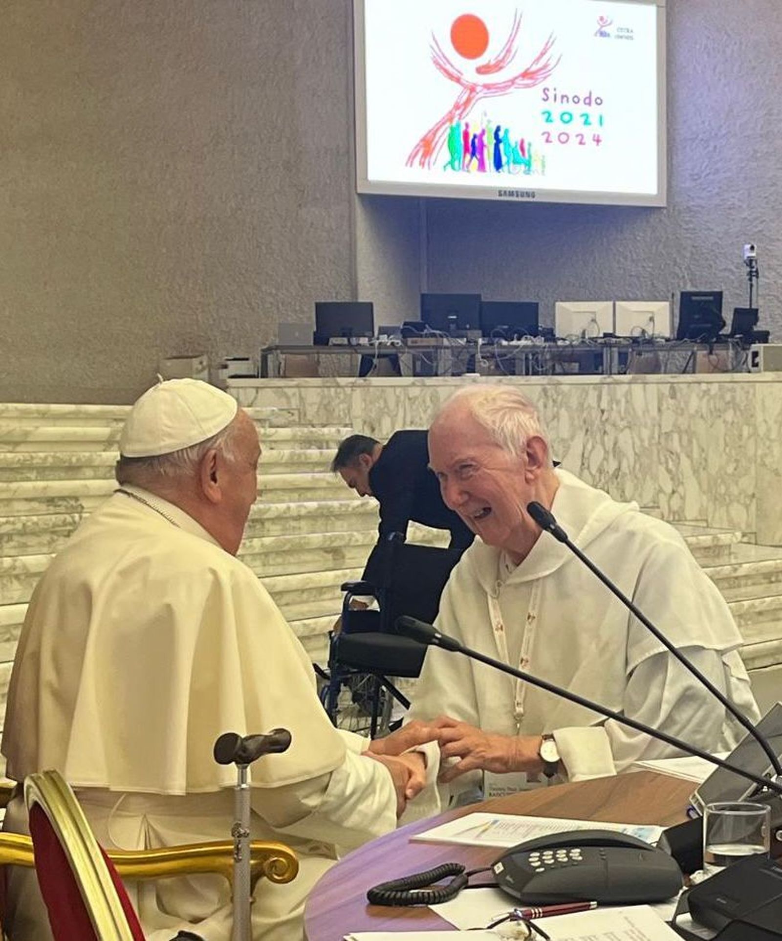 Timothy Radcliffe, con el Papa