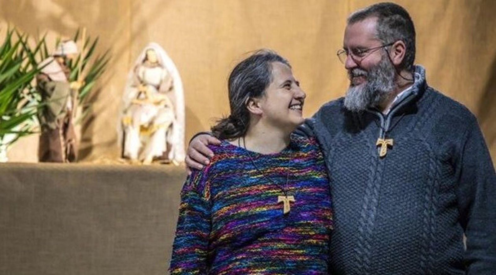 Andrea Sartori y su esposa Laura