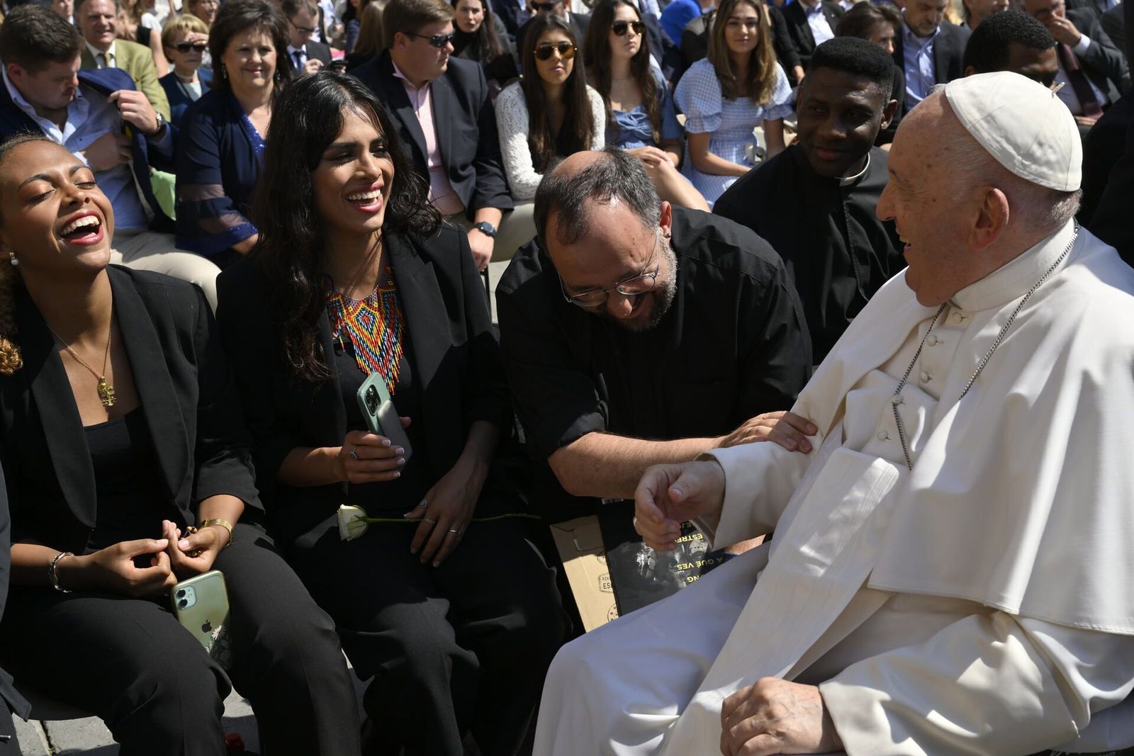 Toño Casado, con el Papa Francisco