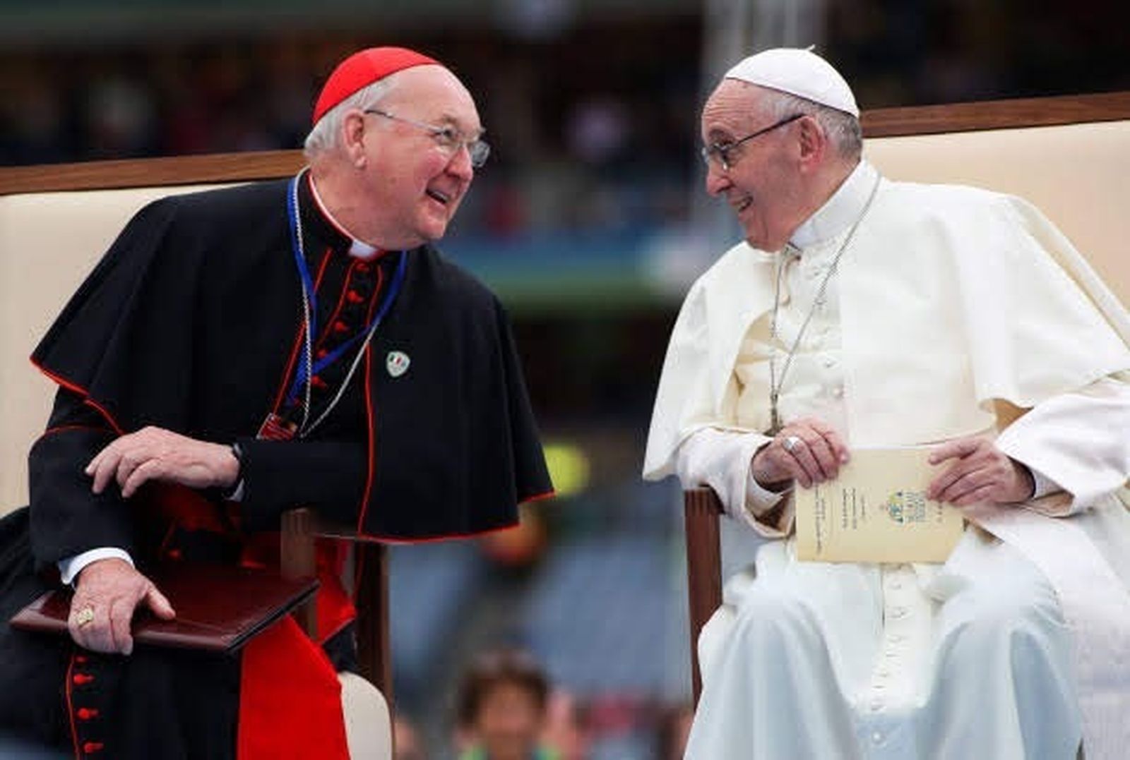 El Papa y el cardenal Kevin Farrell