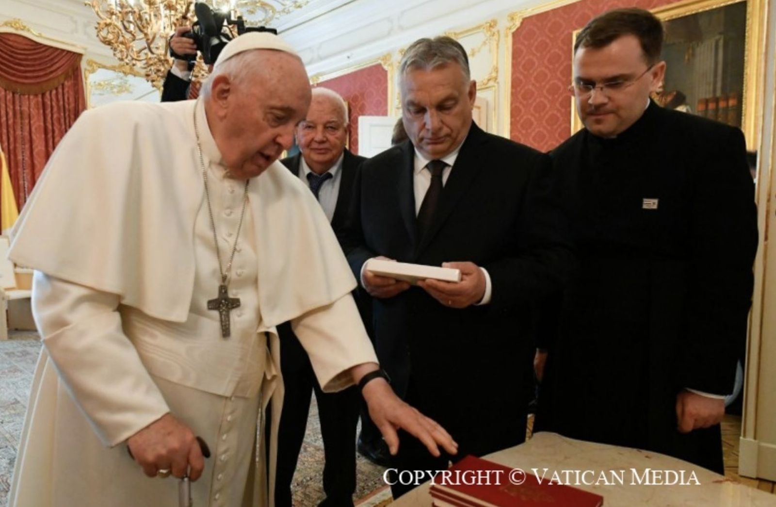 Viktor Orbán, con el Papa