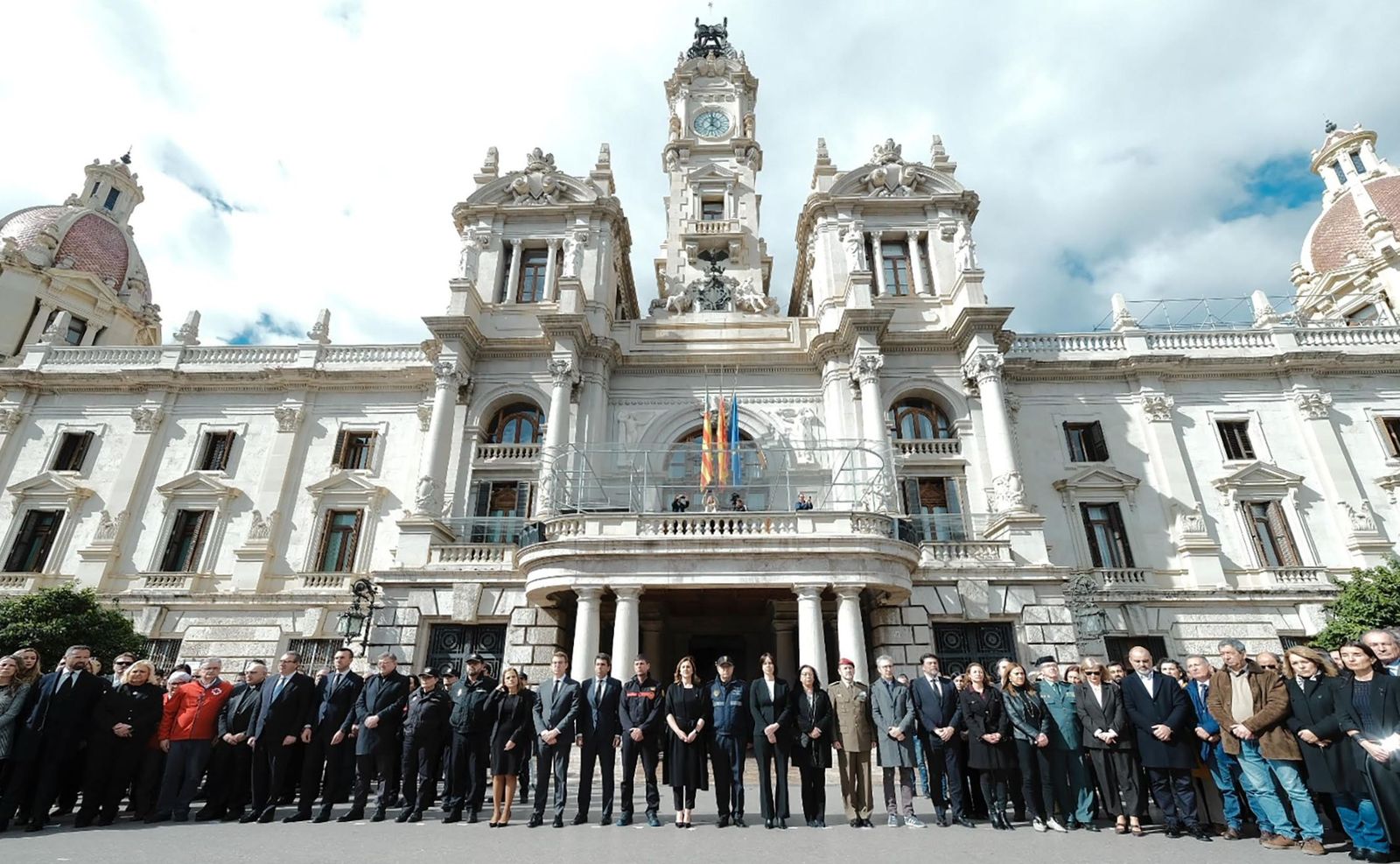 Minuto de silencio en Valencia