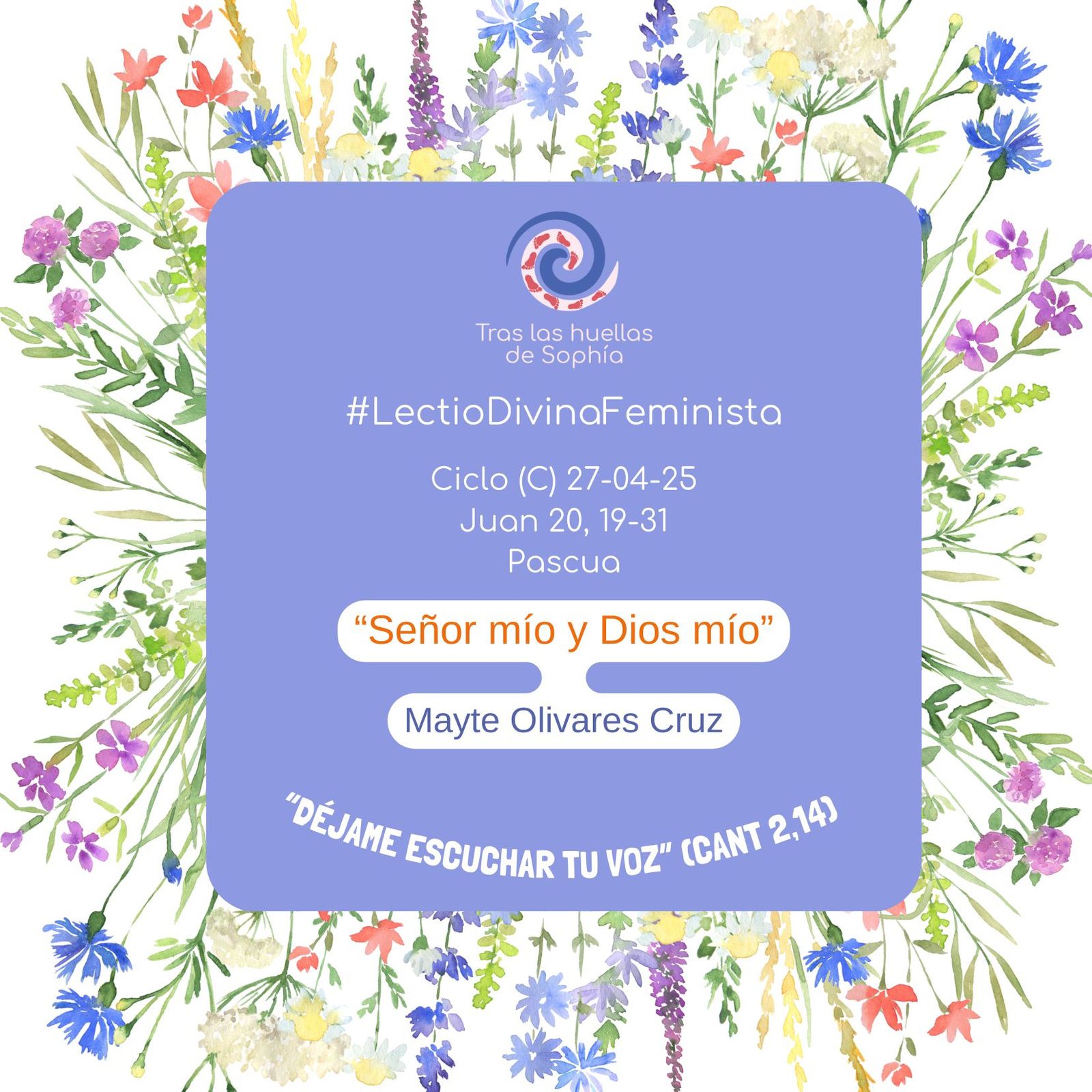 “Señor mío y Dios mío”