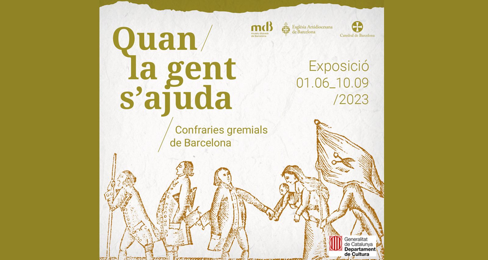 'Cuando la gente se ayuda. Cofradías gremiales de Barcelona'