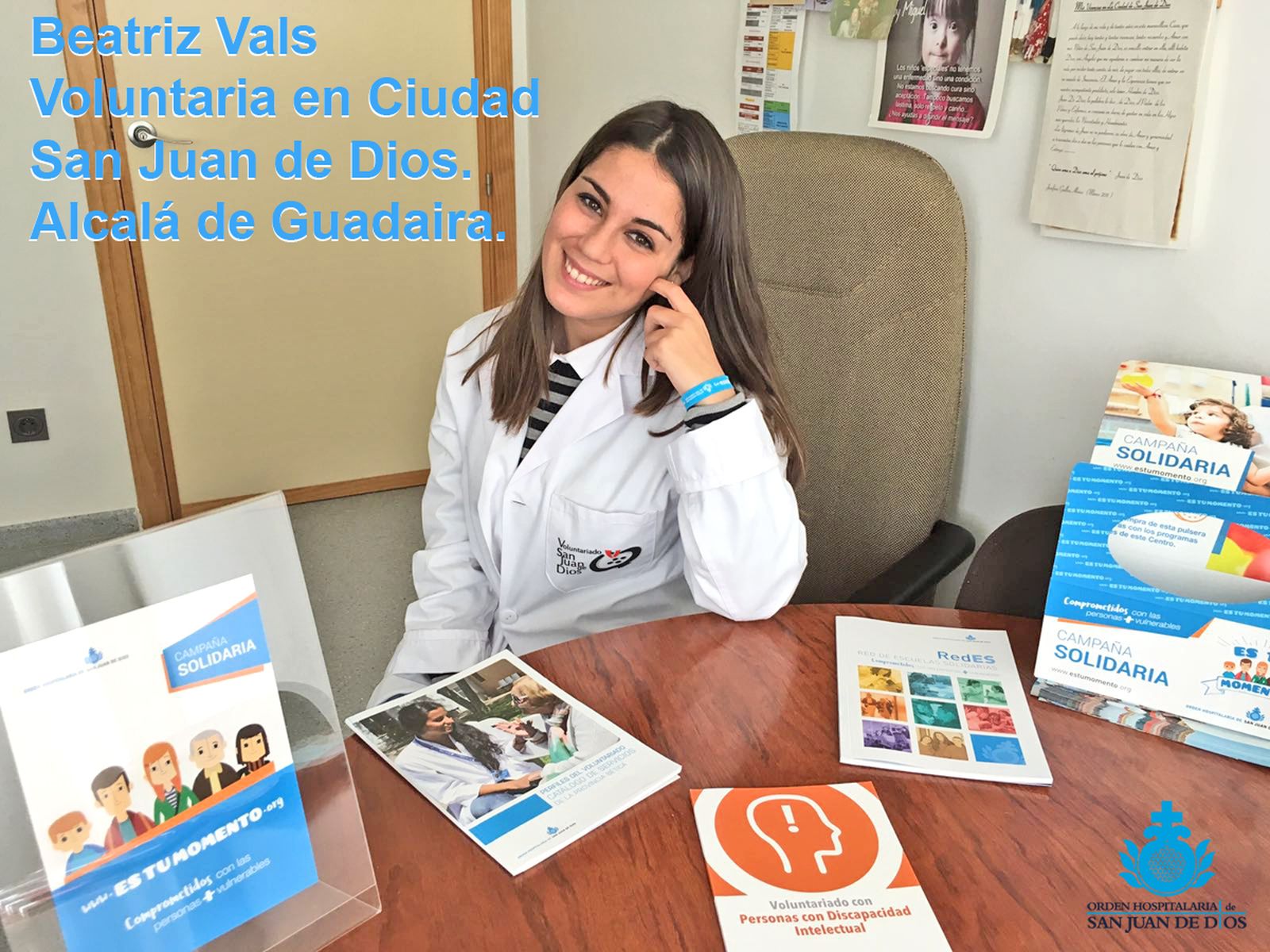 Voluntaria en un proyecto de San Juan de Dios